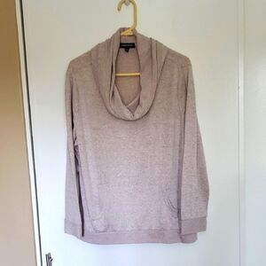 Inspired Hearts Light Pink Blush Color Cowl Neck Sweater